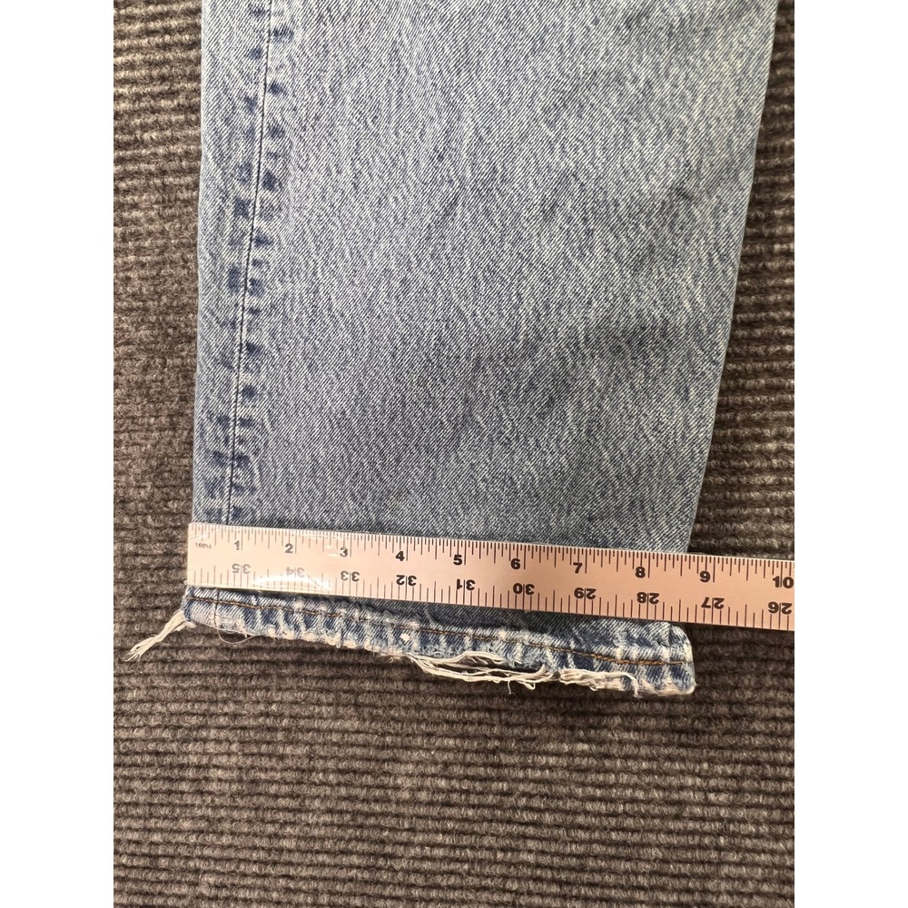 Vintage Levi's 501 XX Jeans Mens 38x32 Button Fly Distressed USA Made Light Wash - Picture 6 of 16